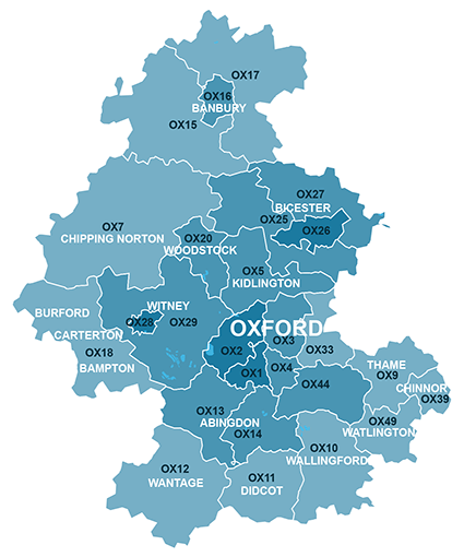 Oxford Map (House Sale Data)